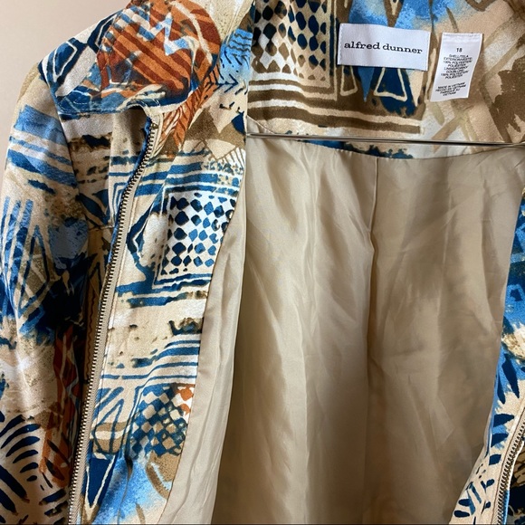 Alfred Dunner Montana Sky Western Jacket Size 18 - Picture 8 of 13